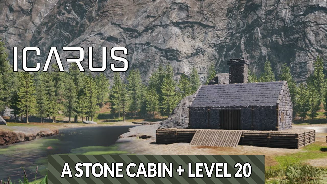Icarus Gameplay 2 - Ep05 | Stone Cabin Build and Level 20