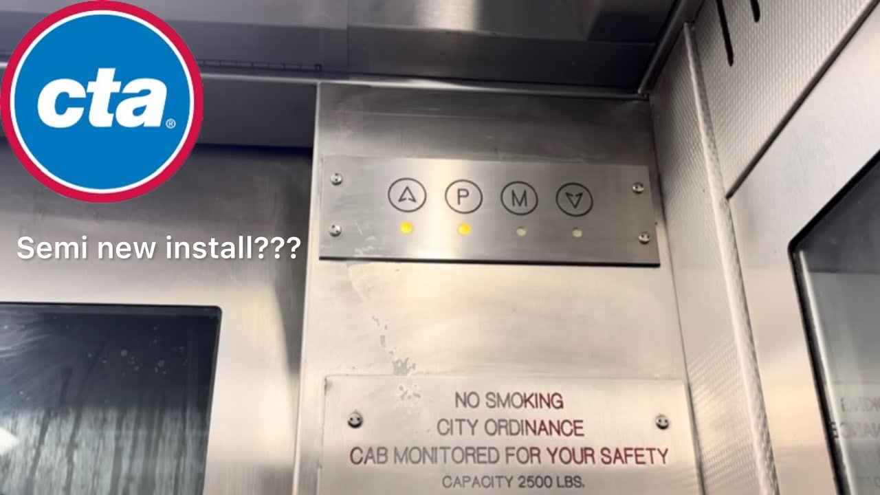 KONE???? Hydraulic Elevator | Logan Square Blue line subway | Chicago IL