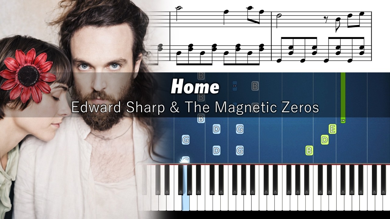 Edward Sharpe & the Magnetic Zeros - Home - Piano Tutorial with Sheet Music