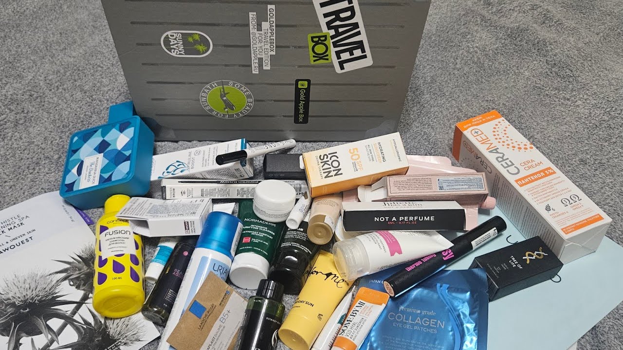 РАСПАКОВКА TRAVEL BOX ОТ ЗОЛОТОГО ЯБЛОКА