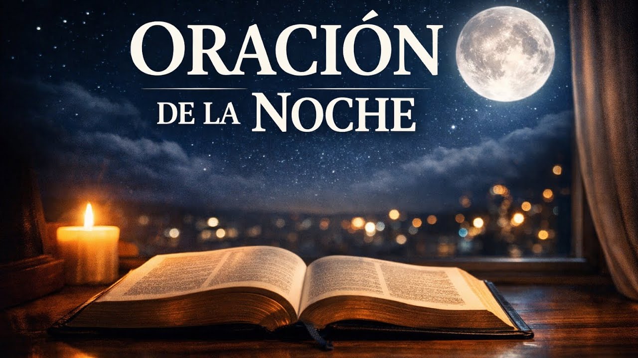 Oración poderosa de la noche para dormir en paz y sin ansiedad | minutos con Dios
