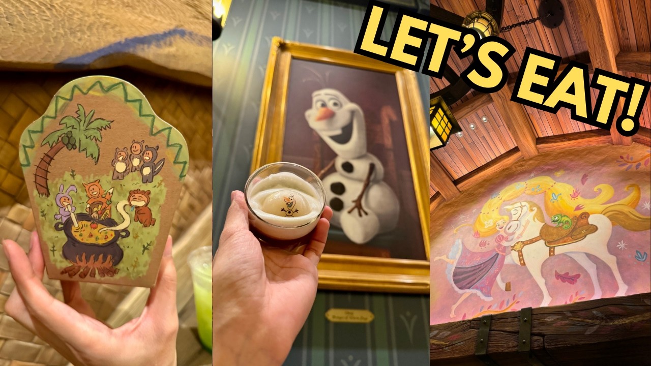 Fantasy Springs Food and Restaurants are AMAZING (DisneySea Tokyo) ファンタジースプリングス ディズニーシー レストラン 食事