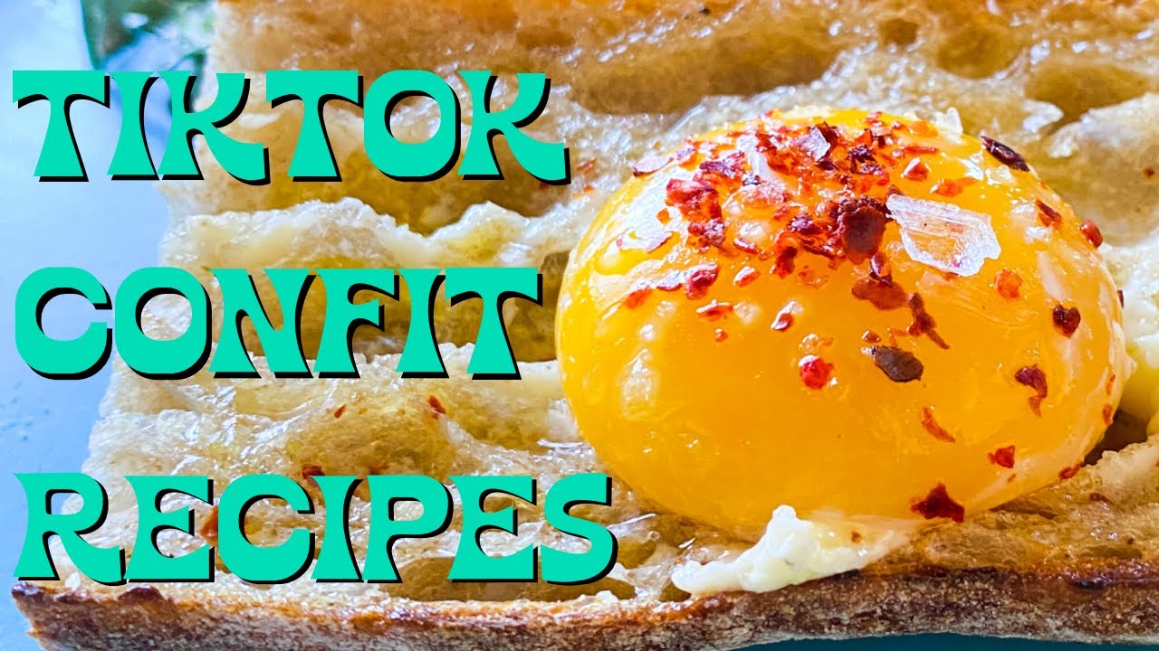 Trying Tiktok Confit Recipes (pt 2): Egg Yolk + Garlic Confit