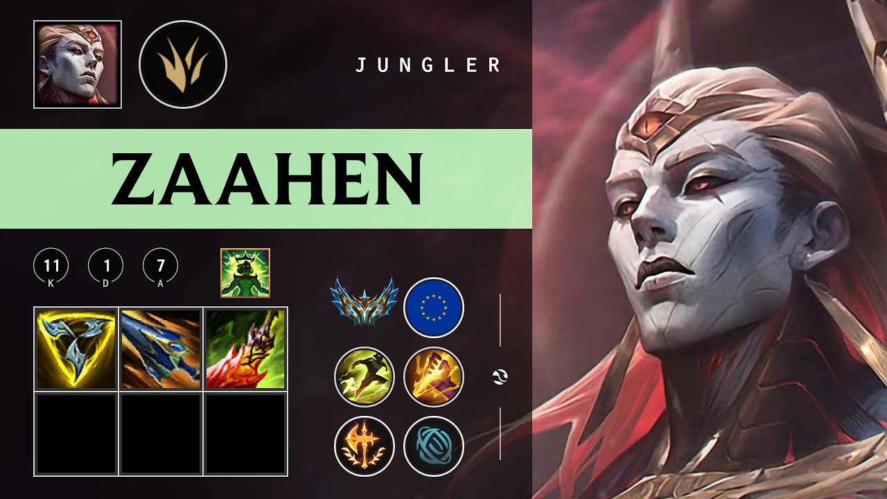 Zaahen Jungle vs Warwick - EUW Challenger Patch 26.03