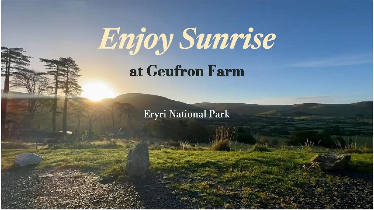Take a moment to enjoy Sunrise over Geufron Farm