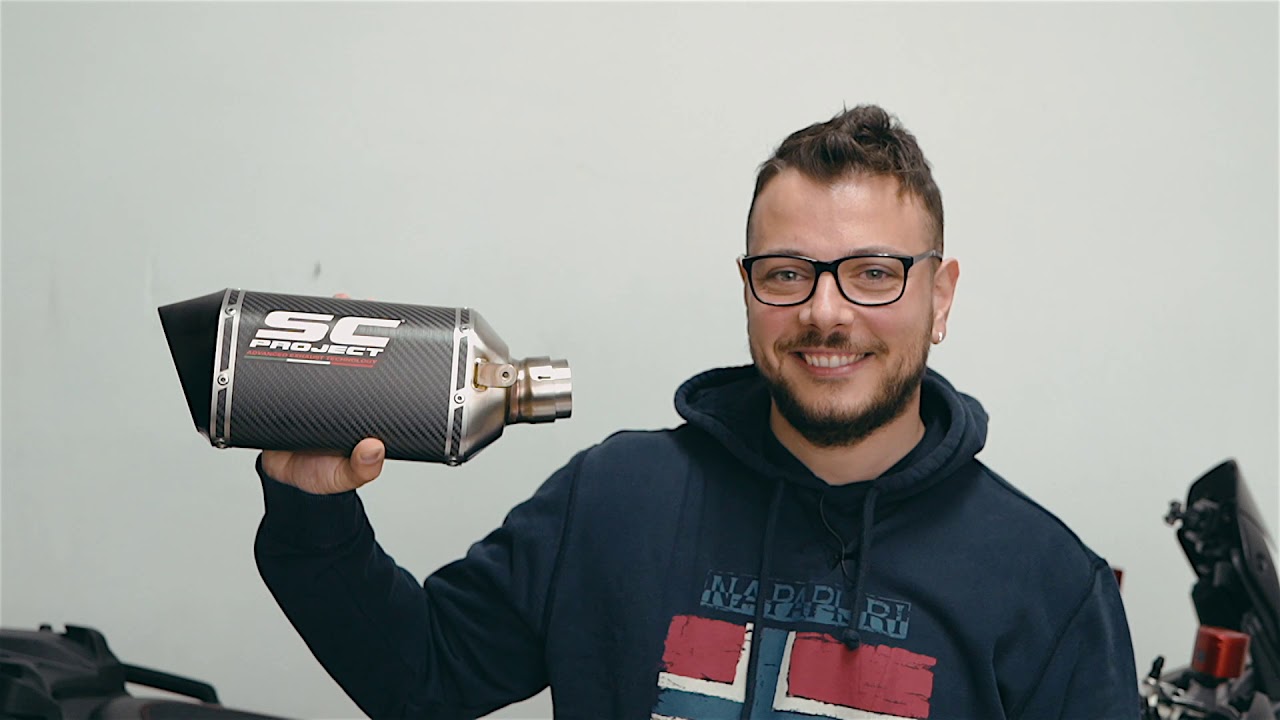 Silenziatore sc-project mtr ducati multistrada 1260 unboxing e montaggio