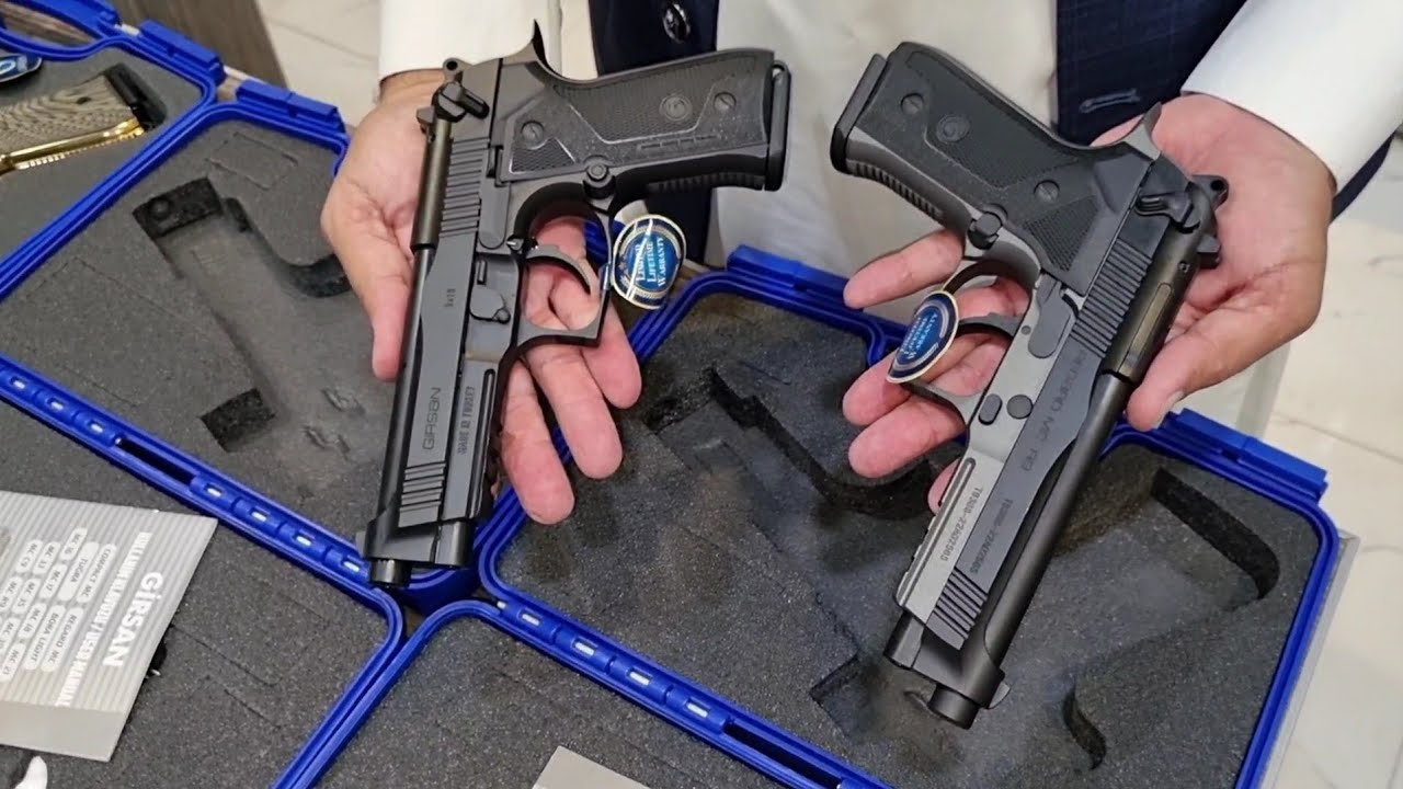 Girsan Regard Gold plated 9mm Pistol Review and Unboxing.