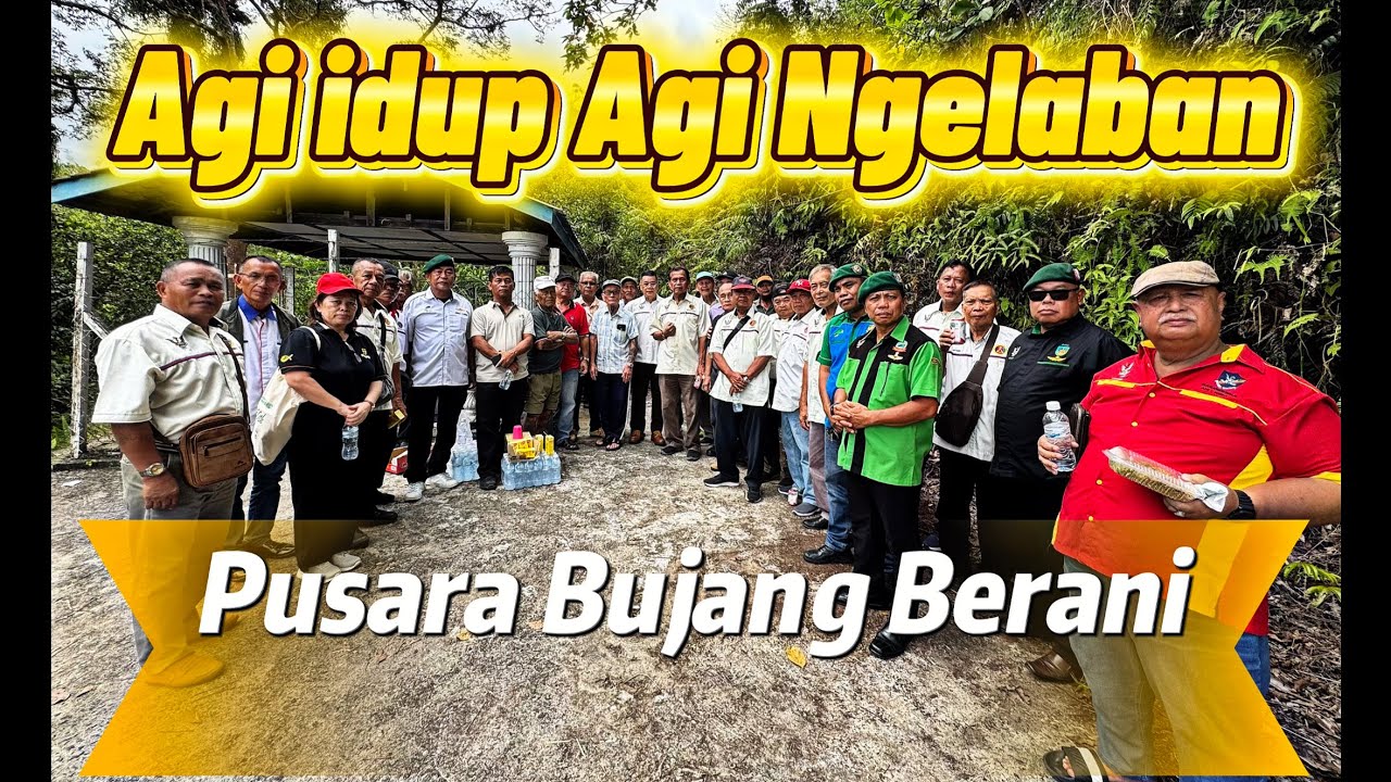 ROMBONGAN VETERAN KOMANDO KE PUSARA BUJANG BERANI MATHEW MEDAN DI NANGA TADA // 