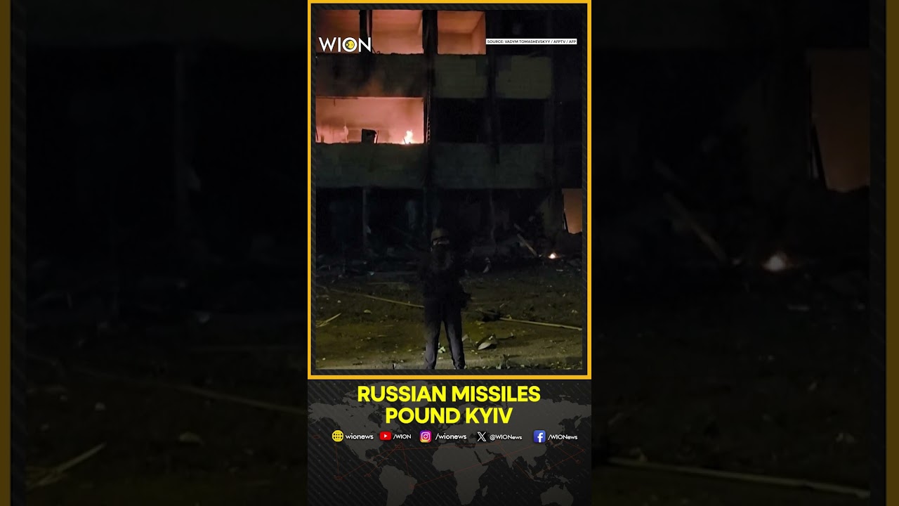 Russia-Ukraine War: Russia Launches Missile Attack On Ukraine's Capital, Leaves Nine Dead | WION
