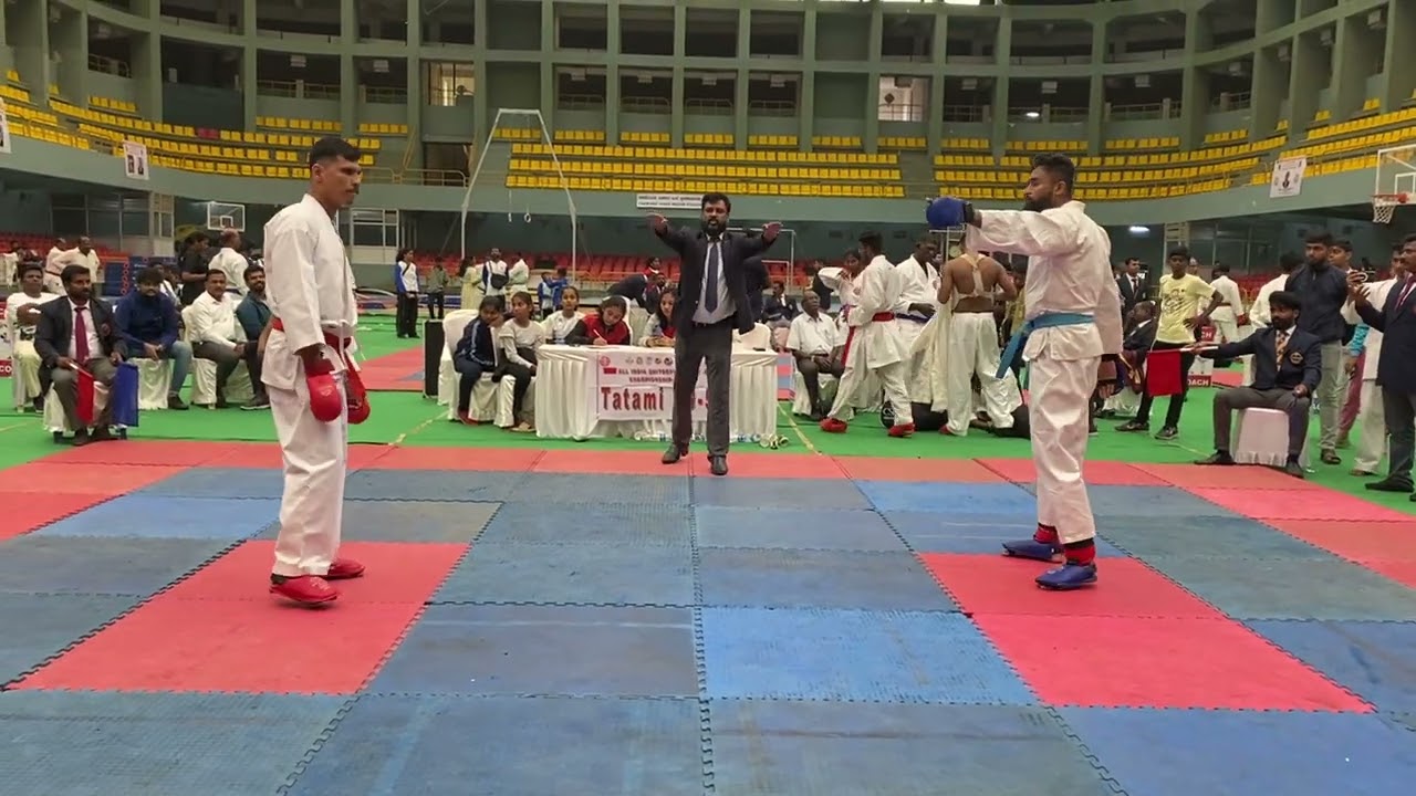 National fight at Maysuru semi final round you decide wine or loose (Blue corner)