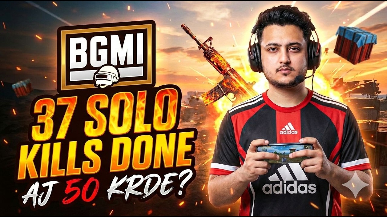 GDR COMEBACK TOMMOROW BGIS, 60 SOLO KILLS CHALLENGE LIVE!