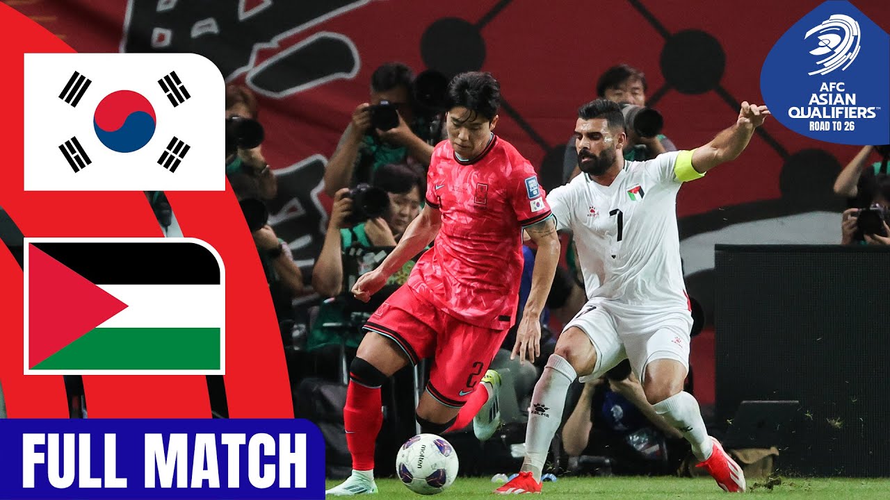 Full Match | AFC Asian Qualifiers™️ Road To 26 | Group B : Korea Republic vs Palestine