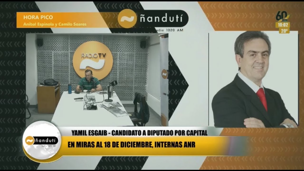 YAMIL ESGAIB | Entrevista en Radio Ñanduti
