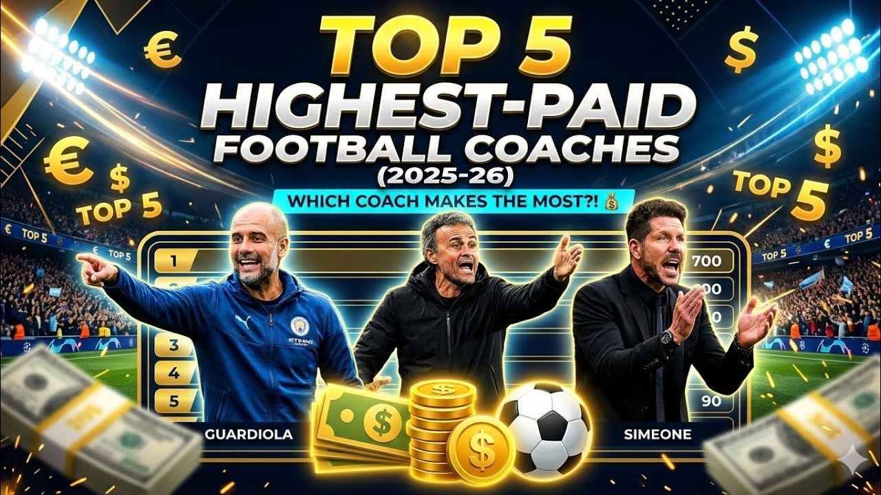 Top 5 Highest Paid Football Coaches 2026 💰 Pep Guardiola SHOCKED by Saudi Millions!