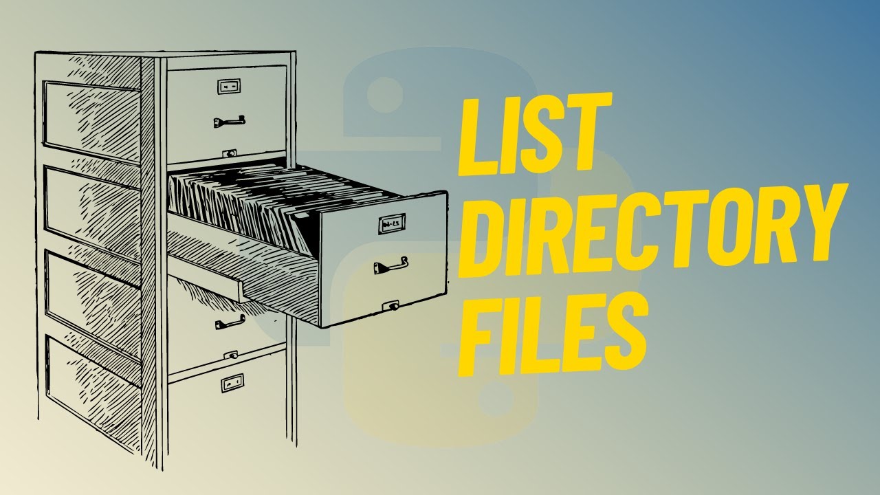 How To List Files In A Directory In Python
