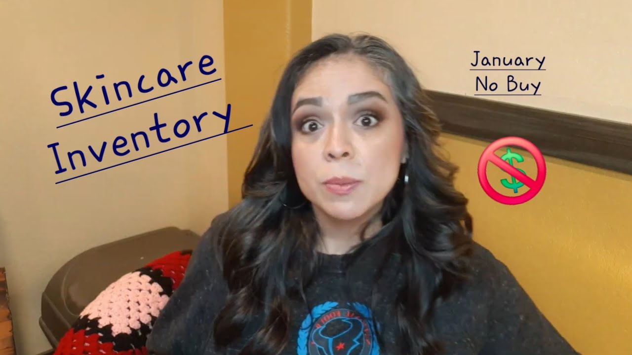 January No Buy Skincare Inventory #shopping  #beauty  #finance #debtfreejourney #skincare 