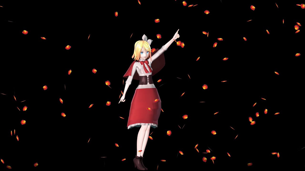【YYB x MMD Hologram】 Happy Halloween 【Kagamine Rin】