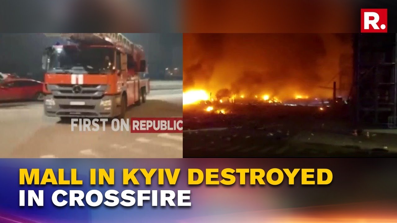 Mall in Ukraine's Podilskyi District Of Kyiv Destroyed, One Casualty Reported; Rescue Ops Underway