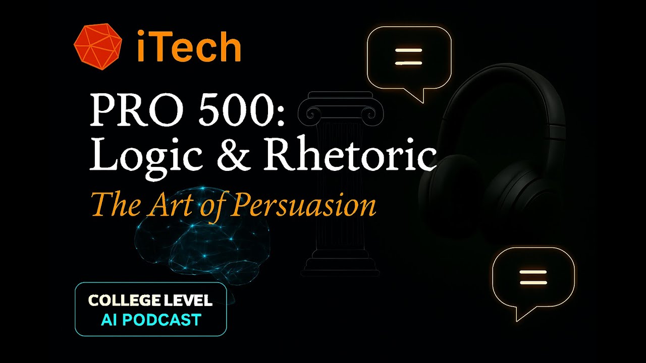 Mastering Logic & Rhetoric (PRO 500) - Critical Thinking & Persuasion College Level AI Podcast