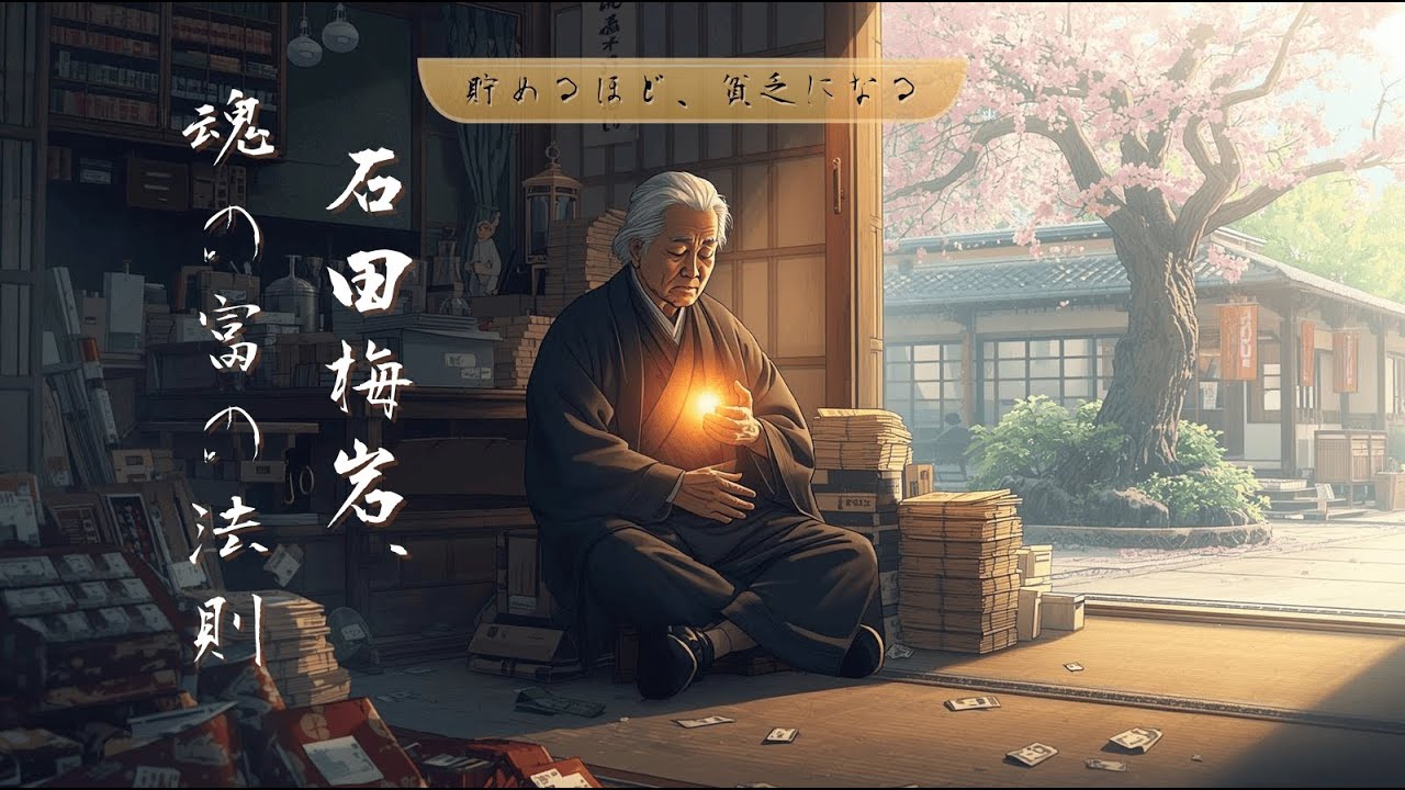 第6話 石田梅岩、 魂の「富の法則」【金運2026】節約するほど貧乏になる？江戸の成功哲学『石田梅岩』が教える、一生お金に困らない「心の掃除術」。50代・60代の金運の真実。