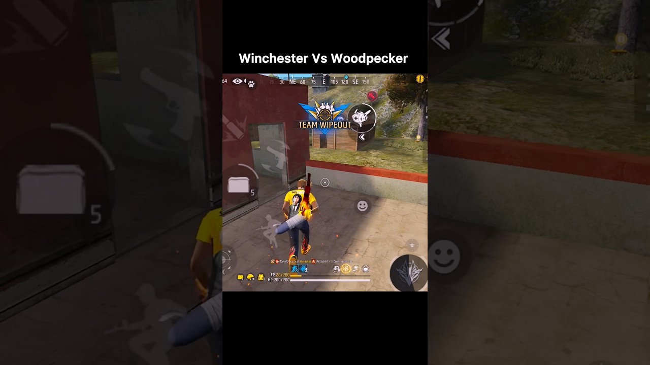 New Winchester Gun Onetap Trick 🔥 #freefire #dmndheeraj #shorts
