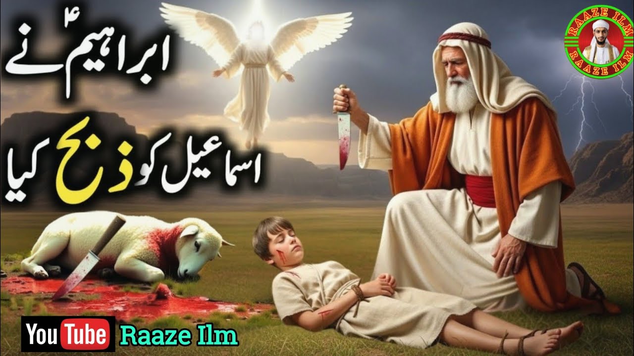 Hazrat Ibrahim Ne Ismail Ko Zibah Kia || Hazrat Ibrahim Ki Qurbani || Bakra Eid || Raaze Ilm