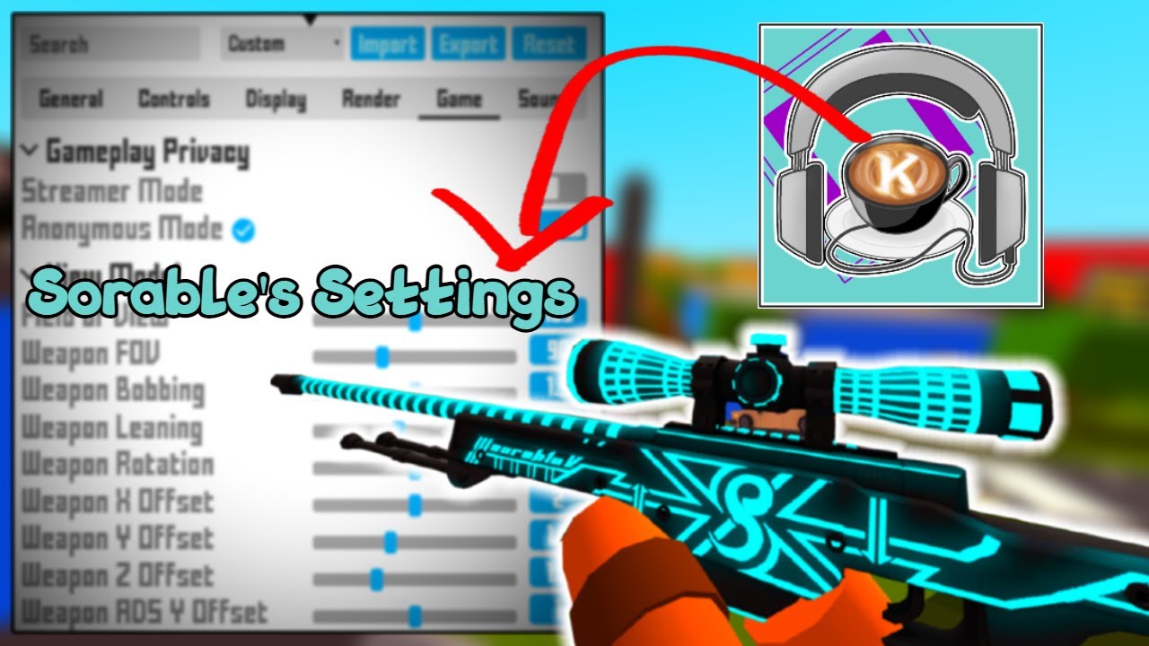Kappuccino Trying Out Sorable's Season 4 Krunker.io Settings! INSANE SETTINGS! (Nuke Gameplay)