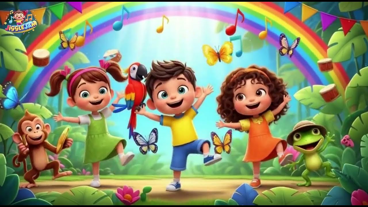 Rainforest Rhythm Counting Song for Kids | Fun Jungle Counting & Nursery Rhyme, Most Popular