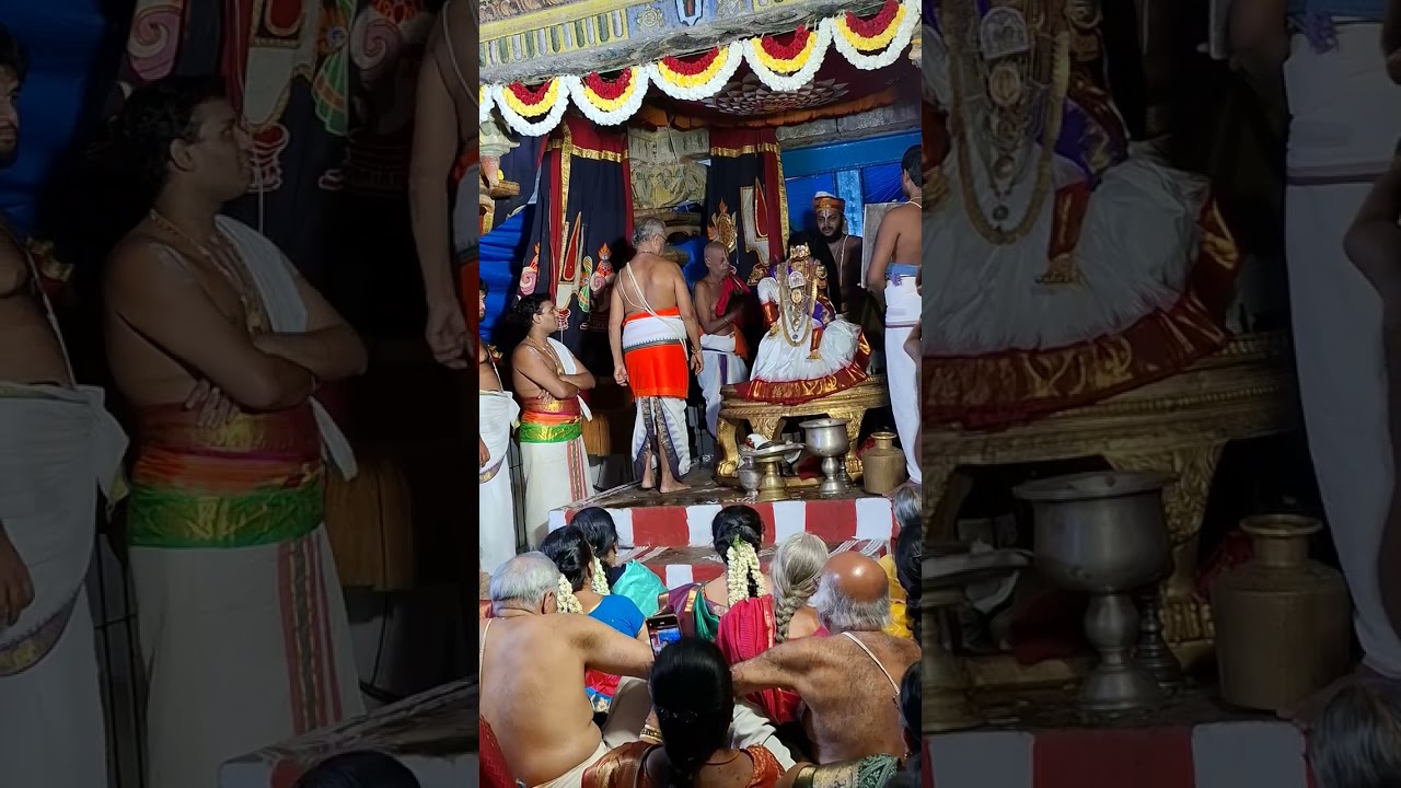 Srivilliputhur Andal Thayar koonthal alankaram thailakappu utsavam