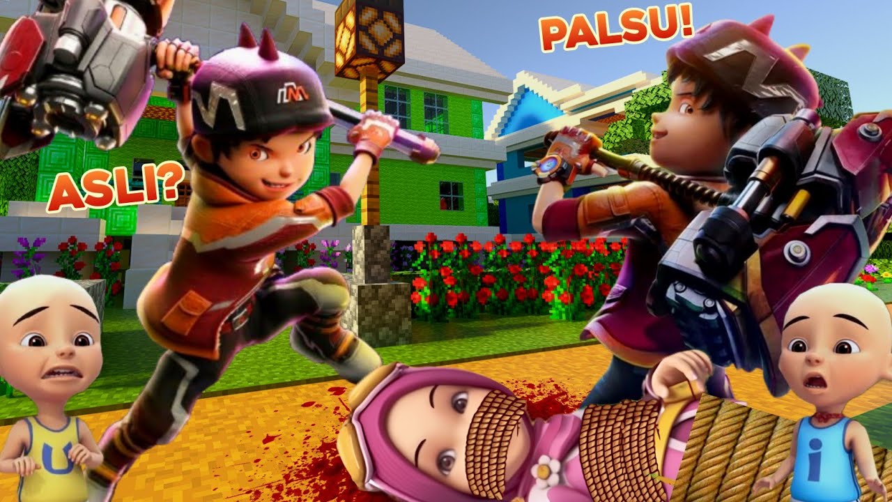 YAYA DI CULIK BOBOIBOY GENTAR PALSU? BOBOIBOY GENTAR ASLI DAN UPIN IPIN KAGET!