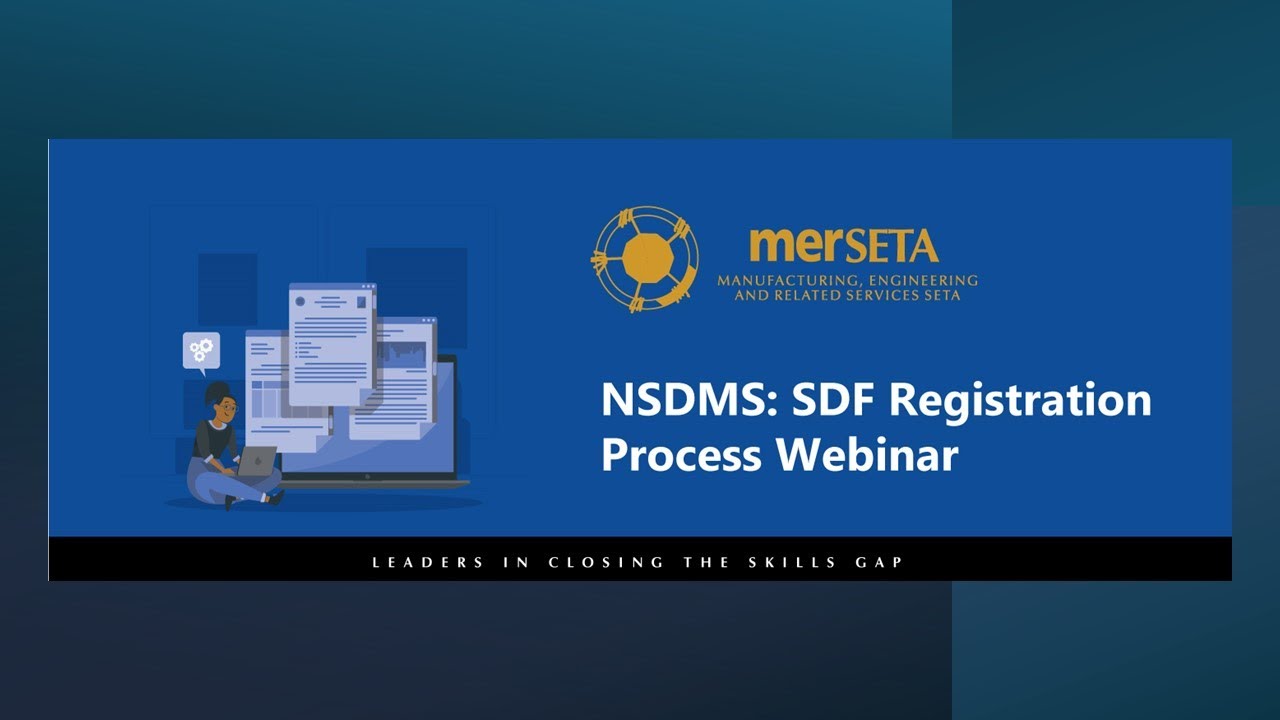 NSDMS: SDF REGISTRATION PROCESS WEBINAR