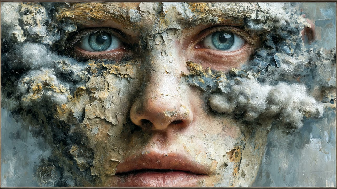 Living Portrait Art 4K Screensaver | Subtle Light Motion in the Eyes | Museum-Style TV Frame Art
