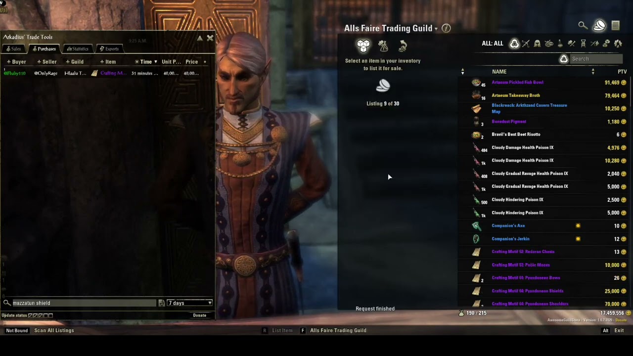 ESO Gold Making - Motif Flipping, Part 1