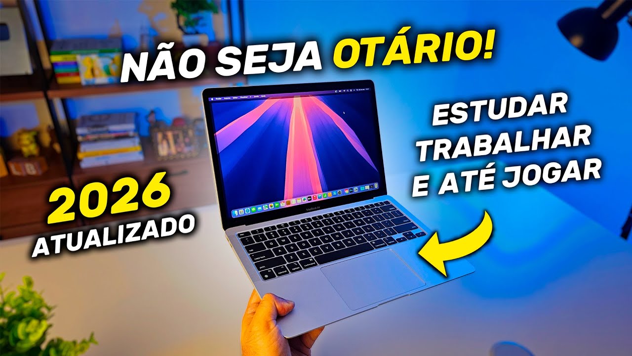 MUDOU! Melhores notebooks custo benefício para trabalhar e estudar em 2026!
