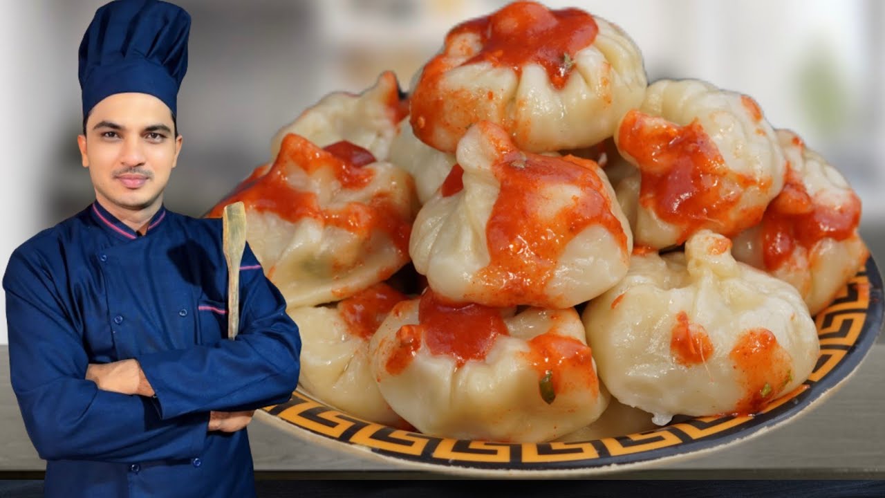 Chicken Momos With Secret Chutney Recipe|Chicken Momos By Chef M Afzal|