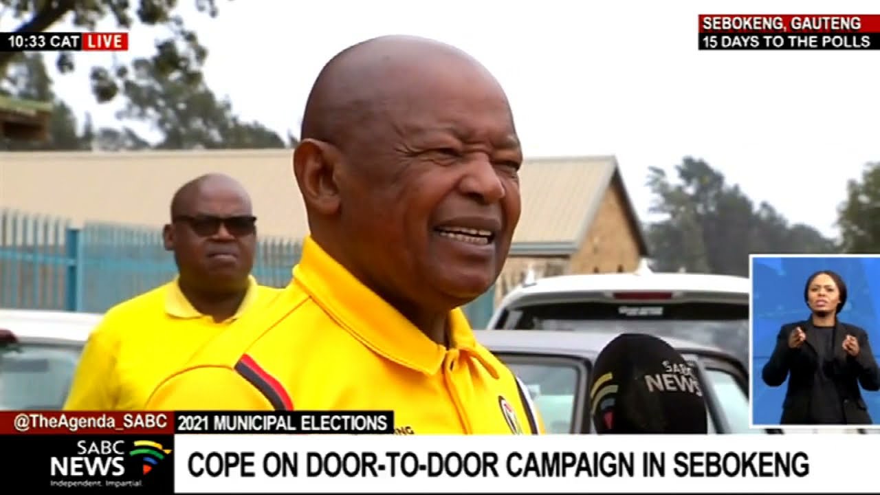 LGE 2021  |  COPE on a door-to-door campaign in Sebokeng, Gauteng