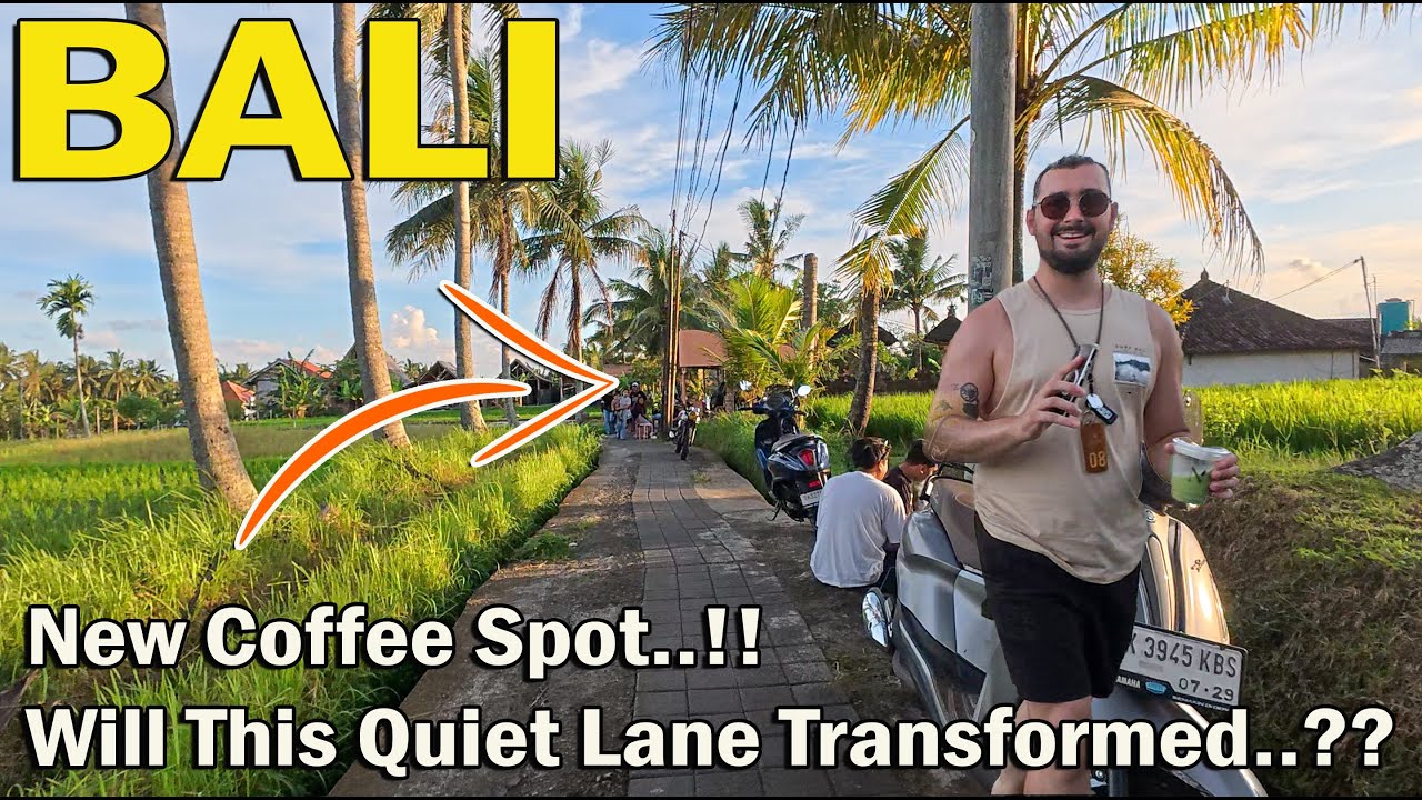 Will This Quiet Lane Transformed..??  Strolling Along Jl Subak Sok Wayah Ubud Bali..!!