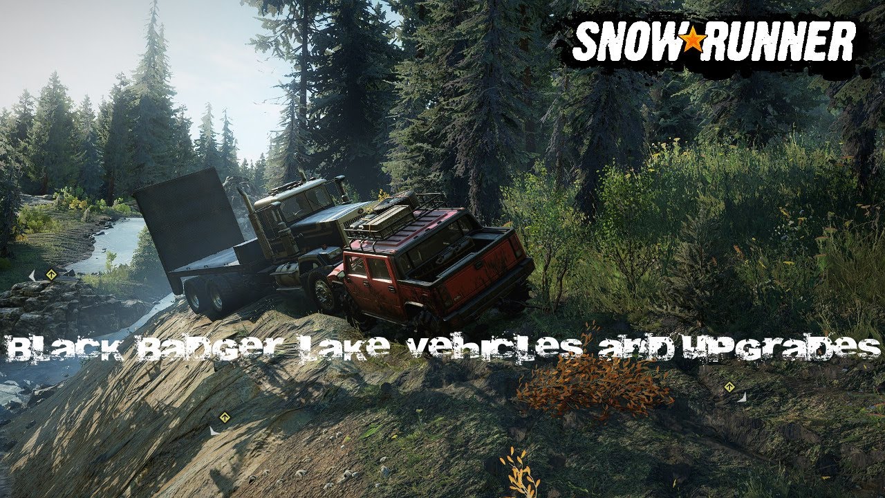 Snowrunner Black Badger Lake Vehicle And Upgrade Locations Phase 3 Wisconsin USA Pacific P512 PF