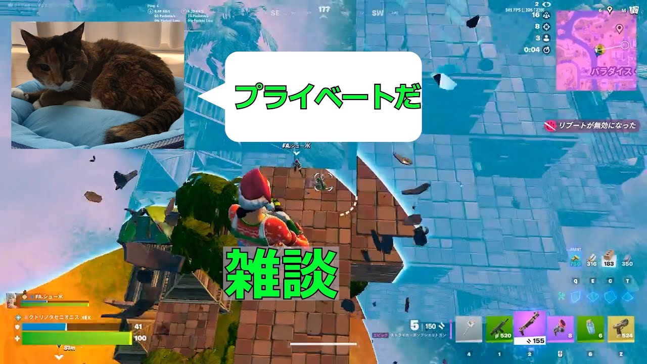 プライベートでランクリロードやってた時