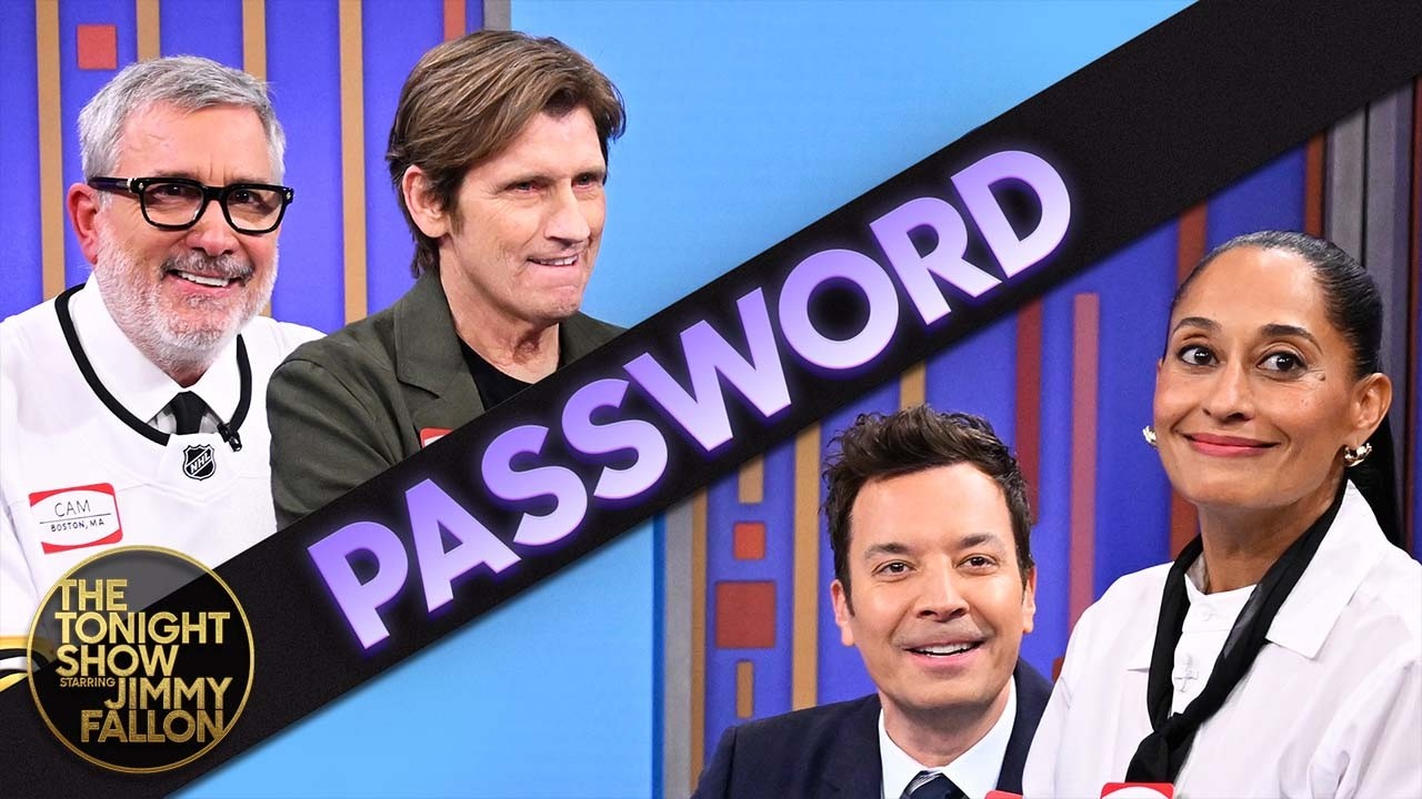 Password with Tracee Ellis Ross, Denis Leary and Cam Neely | The Tonight Show Starring Jimmy Fallon