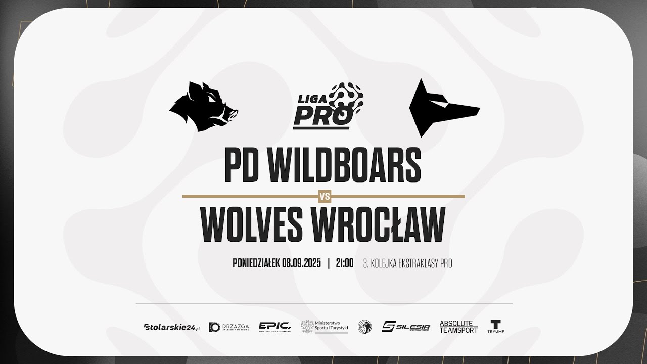 PD WILDBOARS - WOLVES WROCŁAW | PRO LIGA, Sezon Jesień 2025 - 08.09.2025