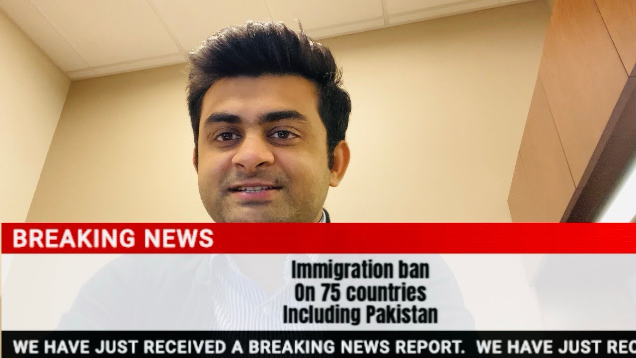 Immigration visa hold On 75 countries by US including Pakistan || F1 / B1/B2 GC visa ban  #pakistan 
