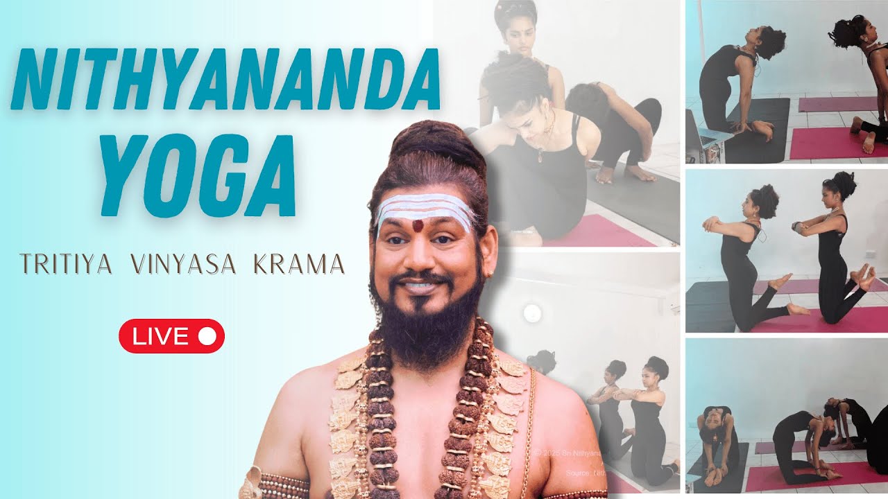 Nithyananda Yoga: Tritiya Vinyasa Krama #fitness   || #yoga #nithyananda 27th January 2026