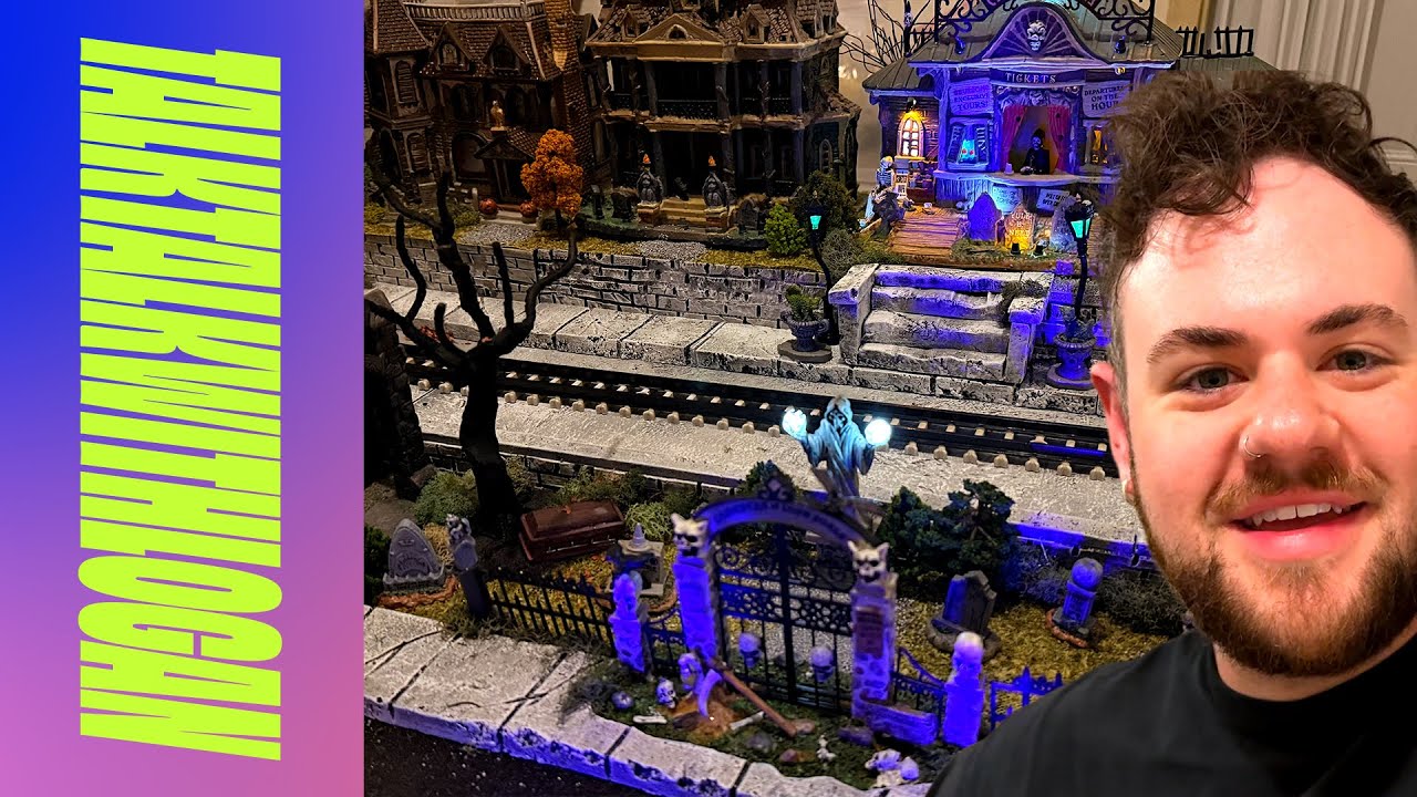 Creating Spooky Town 2025 - Part 3 - The Graveyard is Finished! - Lemax Halloween Village
