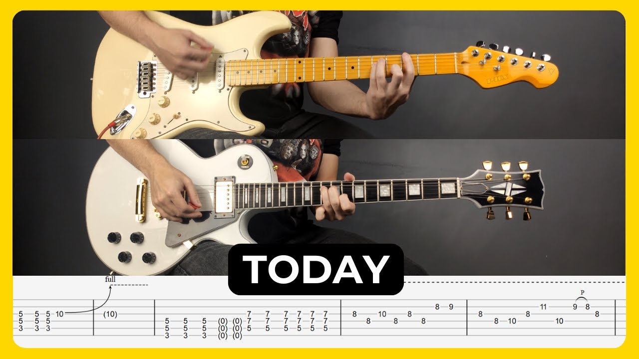 Today - The Smashing Pumpkins | Tabs | Guitar Lesson | Cover | Tutorial | Solo | All Guitar Parts