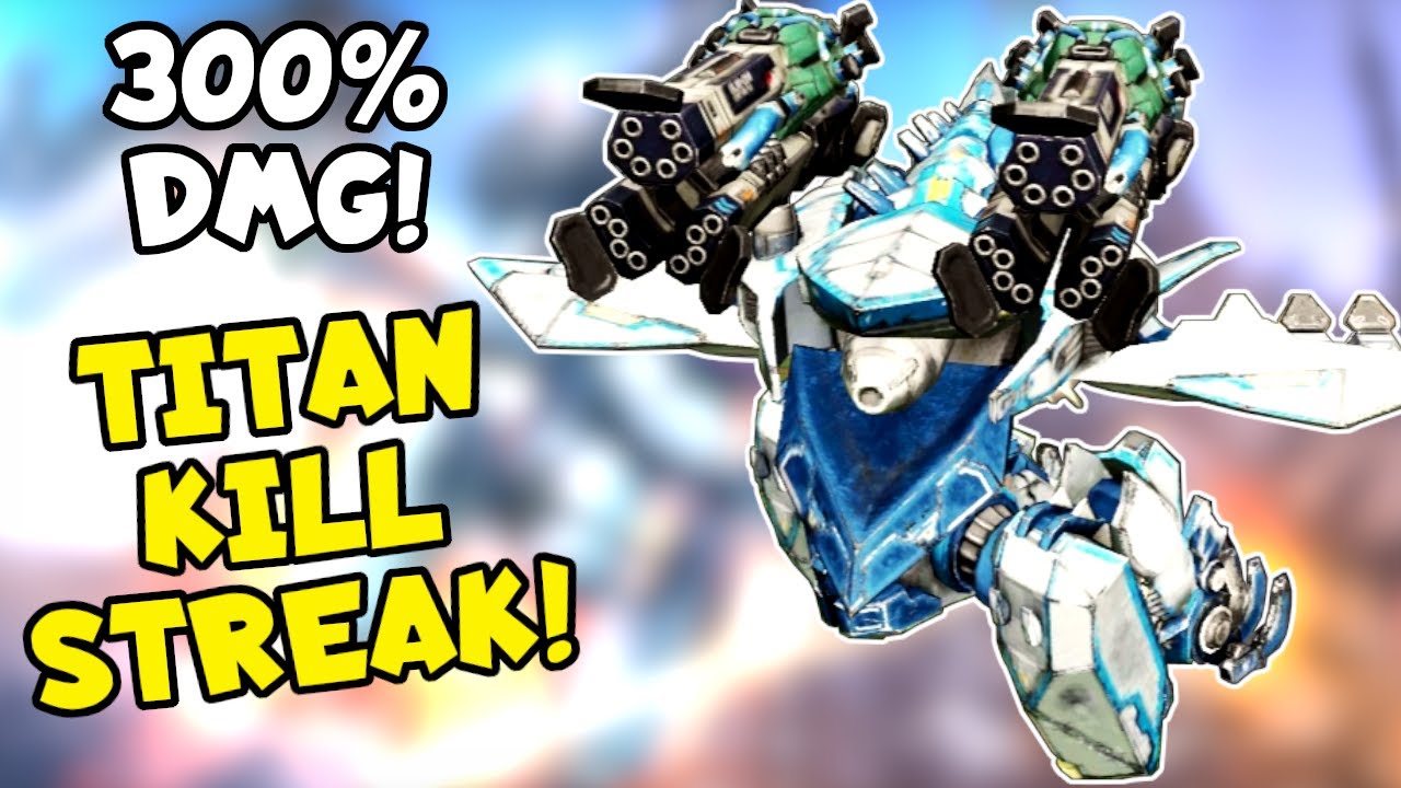 Crazy 300% AO JUN GLACIER TITAN KIll Streak | War Robots MK2 Gameplay WR