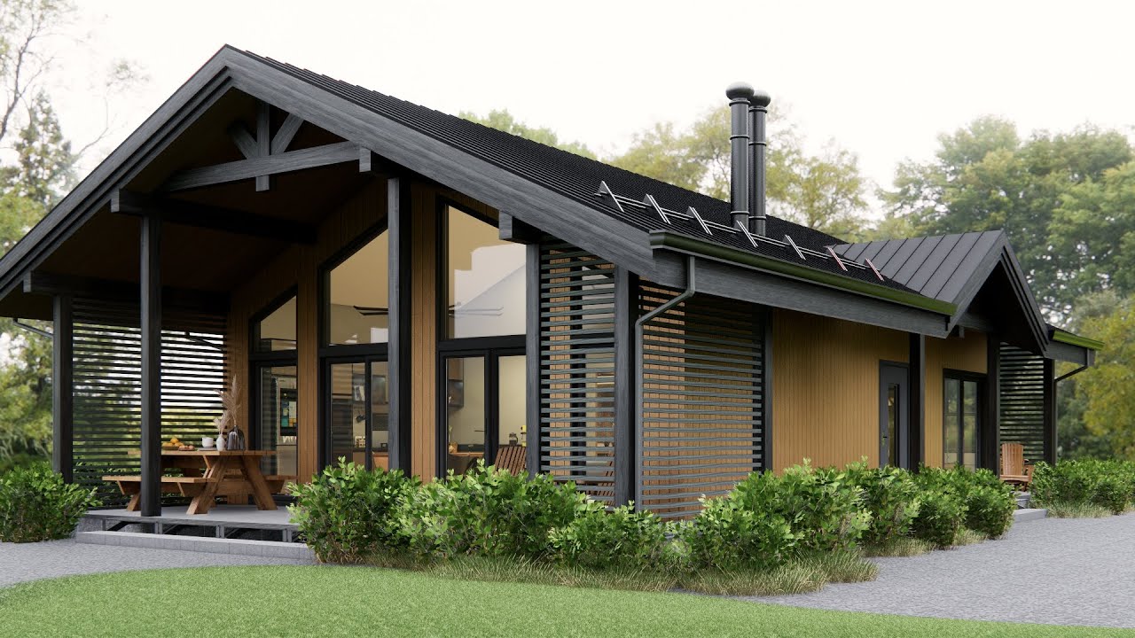 Modulház / 3 hálószoba / 120 m2 + dupla terasz