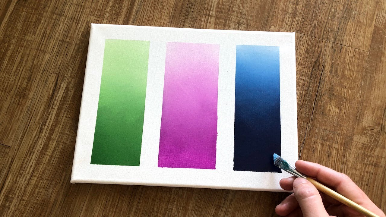 Acrylic Blending for Beginners | Narrated Step by Step Painting Tutorial