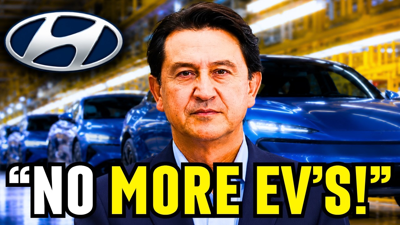 HUGE NEWS! Hyundai CEO Shocks All EV Makers!