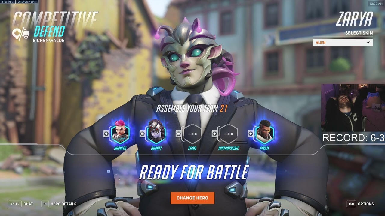 HARBLEU ZARYA AND MAUGA GAMEPLAY! [ OVERWATCH 2 TOP 500 SEASON 8 ]